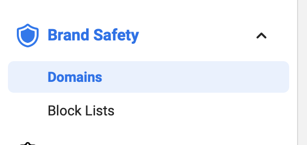 brand safety Facebook Business Settings